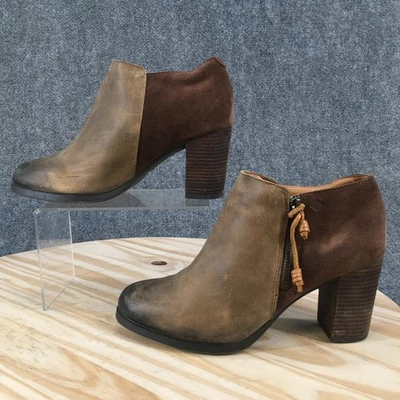 Botas Sperry para Mujer 9 M Dasher Lille Informales Cremallera Lateral Tacones Botín Cuero Marrón Foto 1 de 4