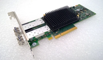 Dell Emulex LPe31002-M6 16Gb Dual Port FC HBA 0RXNT1 W/2x16G SFP - Image 1 of 4