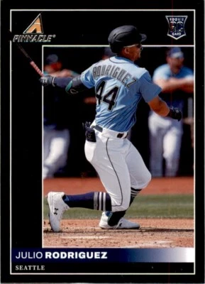 2022 PANINI CHRONICLES PINNACLE JULIO RODRIGUEZ ROOKIE SEATTLE MARINERS #12 - Image 1 of 2