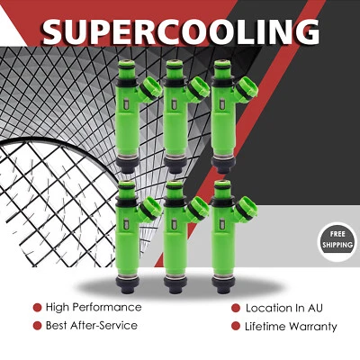 6X Fuel Injector Fit For MITSUBISHI TRITON MK 6G72 3.0L V6 Challenger PA 1998-06 - image 1 of 4