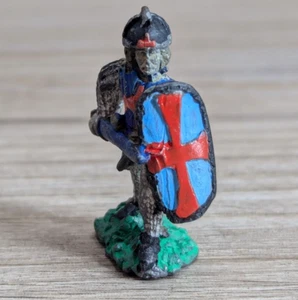 Human Warrior Sword/Shield Chainmail Dungeons & Dragons Pewter Miniature - Picture 1 of 5