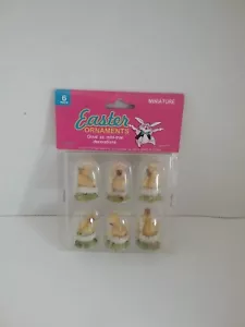 DTD Easter Ornaments 6 Pack of Miniature Ornaments - Picture 1 of 8