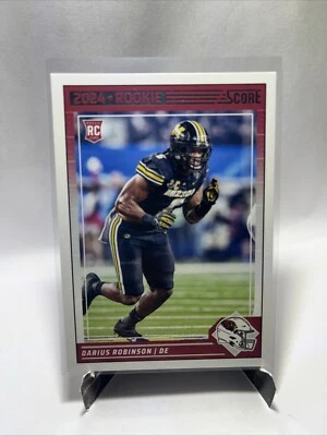 2024 Score - Rookies #326 Darius Robinson (RC) - Image 1 of 4