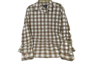 Marmot Mens L Button Front Casual Shirt Large Plaid (see condition) - Picture 1 of 7