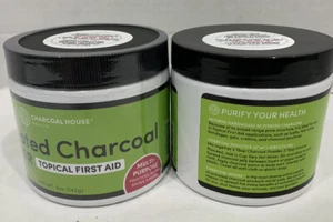 2 Charcoal House Health Hardwood Activated Charcoal Powder - Topical First Aid - Picture 1 of 2