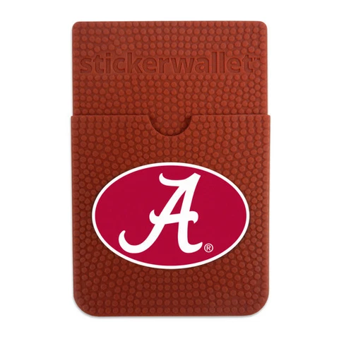 Alabama Crimson Tide Slim Sticker Phone Wallet - NCAA Smart iPhone Card Holder Cover