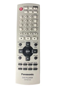 Unidad de control remoto para reproductor de DVD Panasonic EUR7631100 genuina/probada por OEM - Imagen 1 de 7