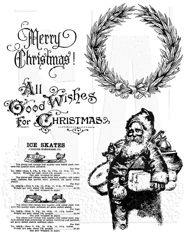 Tim Holtz Stampers Anonymous "OLD FASHIONED CHRISTMAS" Conjunto de Selos Adesivos CMS175 - Imagem 1 de 1