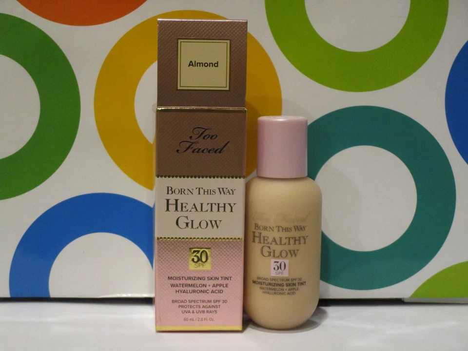 TOO FACED ~ BORN THIS WAY HEALTHY GLOW MOISTURIZING SKIN TINT ~ ALMOND ~ 2 OZ - Изображение 1 из 1