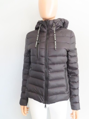 Moncler Nero Seoul Giubbotto Giacca con Cappuccio Tampone Taglia 1