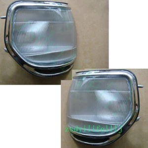 2x Cubierta de luz de esquina delantera izquierda derecha para coche Toyota Land Cruiser 1991-1997 - Imagen 1 de 1