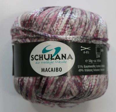 Hilo Schulana&Co. Hilo de novedad púrpura Macaibo Foto 1 de 3