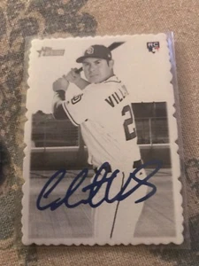 2018 Topps Heritage High Number '69 Topps Deckle Edge #30 Christian Villanueva - Picture 1 of 2