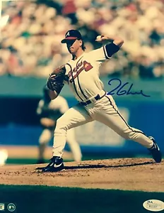 Tom Glavine Atlanta Braves 95 World Series Champ Signed 8x10 Photo JSA Authentic - Picture 1 of 3