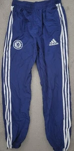 Adidas - Chelsea FC Training Track Pants Blue YOUTH BOYS L soccer uk EUC - Picture 1 of 2