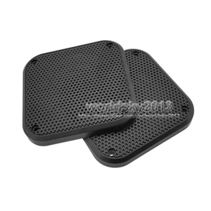 2pcs 4" inch 108x108mm Square Plastic Speaker Grill Cover Mesh Grille Protection - Picture 1 of 6