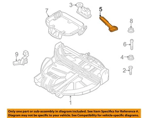 BMW OEM 04-10 X3 Spare Tire Carrier-Rear Body & Floor-Handle 51717030528 - Picture 1 of 2