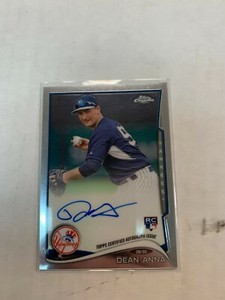 Dean Anna 2014 Chrome Rookie Auto Card #212
