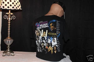 PRINCE EXTREMELY RARE CONCERT SHIRT 2014 ESSENCE MAIN STAGE FESTIVAL NEW ORLEANS - Picture 1 of 8