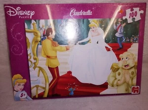 Jumbo Disney 100 Piece Jigsaw Puzzle Cinderella Age 5+ - Picture 1 of 3