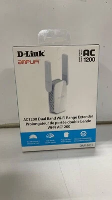 D-Link AC1200 WiFi Range Extender - White (DAP-1610) - Image 1 of 2