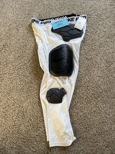 Medias de fútbol Nike Pro HyperStrong acolchadas de 3/4 de longitud AO6238-100 para hombre talla XL - Imagen 1 de 7