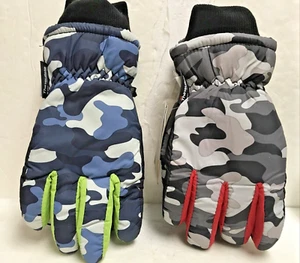 Capelli NY Kids Ski Gloves (Boys) Camouflage 3M Thinsulate Isolant,Sold Separate - Picture 1 of 3