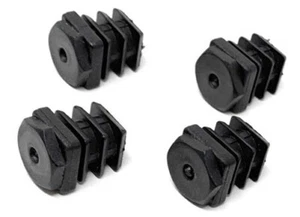 Design61 4x Cuadrado Topes Tubo Justierstopfen 20x20MM para Grosor 1,5 -2mm - Imagen 1 de 6