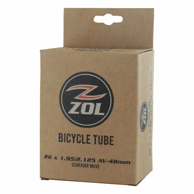 Zol Multipack Standard Bike Inner Tube 26"x1.95/2.125 SCHRADER VALVE48mm - Image 1 of 3