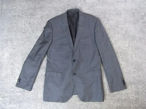 Hugo Boss Blazer Herren 42R Wolle Grau Pin Karo Sport Mantel Langarm Business - Bild 1 von 13