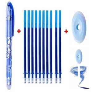 Löschbarer Gelstift mit 10 Nachfüllminen 0,5 mm und Radierer - Bild 1 von 6