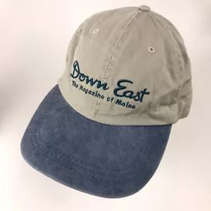 Down East The Magazine Of Maine Hat Beige Cotton Dad Hat - Picture 1 of 8