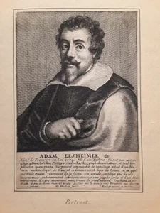 Wenceslaus Hollar Adam Elsheimer, etching 1649 - Picture 1 of 3