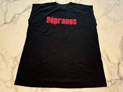 Camiseta Para Hombre Soprano Corte HBO Mercancía Exclusiva Talla XL Hecha en EE. UU. Negra De Colección Foto 1 de 4