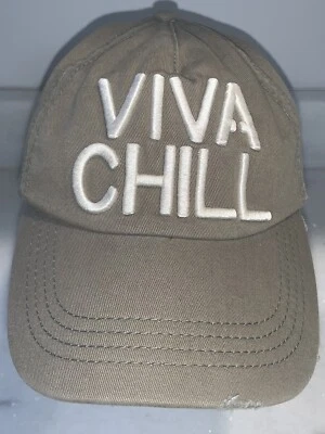 VIVA CHILL HAT CAP BILLABONG ADJUSTABLE STRAPBACK GREEN DISTRESSED - Image 1 of 4
