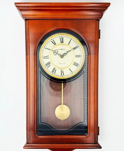 Howard Miller Chiming Pendulum Wall Clock Model #613-164 - Excellent Condition Cover
