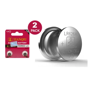 2 Pack AG4 battery LR626H Watch 1.5V LR66 377 377A 626 177 V377 pcs NEW 2027 - Picture 1 of 4