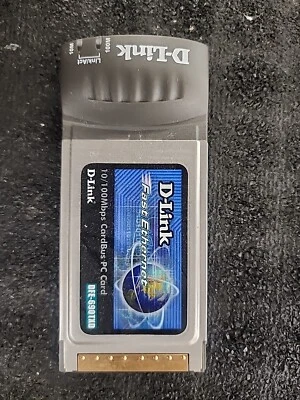 D-Link DFE-690TXD 10/100 Mbps CardBus PC Card Fast Ethernet Notebook Adapter - Image 1 of 3