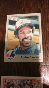 ANDRE DAWSON 1983 FLEER BASEBALL CARD MONTREAL EXPOS