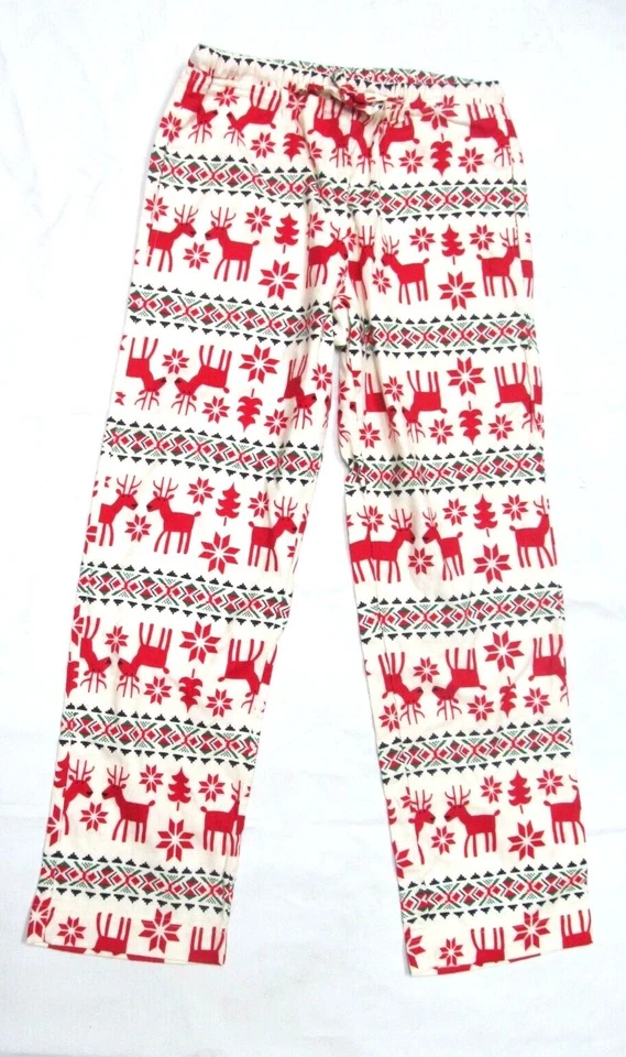 Hanna Andersson Reindeer Holiday PJs Lounge Pants NWOT Women Infant Dog/cat pet - Image 1 of 1