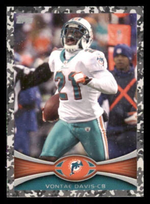 2012 Topps Camo #371 Vontae Davis /399 - Image 1 of 2