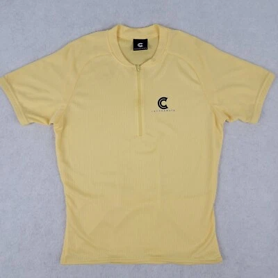Camiseta deportiva de ciclismo Cannondale vintage XL amarilla con cremallera Foto 1 de 4