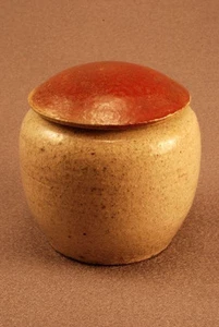 RAKU Unique Ceramic Companion Small/ Keepsake Funeral Cremation Urn #K008 - Picture 1 of 3