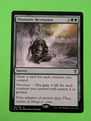 Shamanic Revelation C16 - Magic The Gathering MTG Collectible Card game RARE - Image 1 of 2