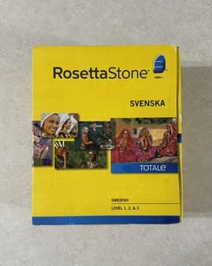 Rosetta Stone Svenska "Swedish" Level 1,2 And 3 - Afbeelding 1 van 3