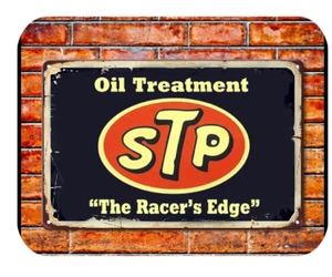 GARAGE THEMED OIL TREATMENT MOUSEPAD MOUSE PAD THICK 9" X 7" - Picture 1 of 6