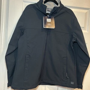 Giacca donna Charles River classica soft shell blu navy/grigio vapore grande 5718 nuova con etichetta - Foto 1 di 9