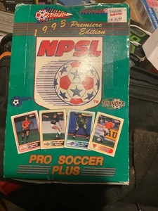 Box of 35 New Sealed 1993 Pacific NPSL Premiere Ed. Soccer Card Packs - Picture 1 of 9