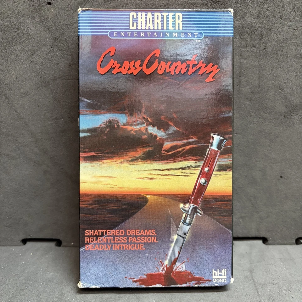 Cross Country VHS 1983 Richard Beymer Nina Axelrod Paul Lynch Suspense Thriller - Imagem 1 de 4