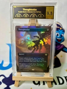 Magic MTG thoughtseize foil double masters extended art PCG 9.5 (edges 10 ) #344 - Imagen 1 de 2
